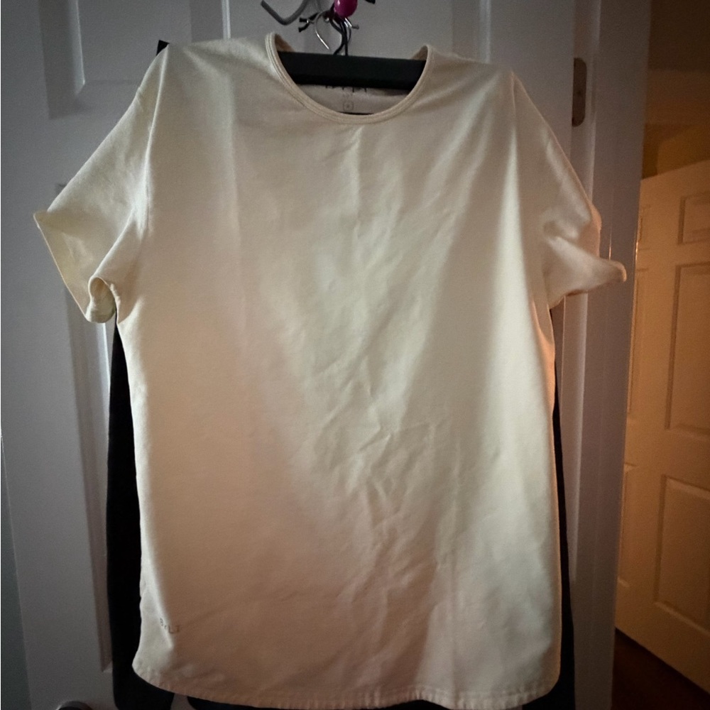 BYLT Basics Cream Short Sleeve Tee